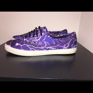 Purple lightning vans Men size 8 / Women size 9.5